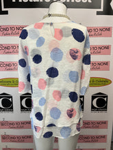 Load image into Gallery viewer, Red Coral Polka Dot Layered Blouse (Size S)
