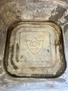 Antique Galvanized Wash Tub (2 Choices)
