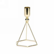 Load image into Gallery viewer, Gold Modern Candle Holder (2 Sizes)
