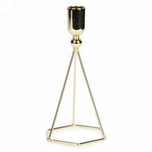 Load image into Gallery viewer, Gold Modern Candle Holder (2 Sizes)
