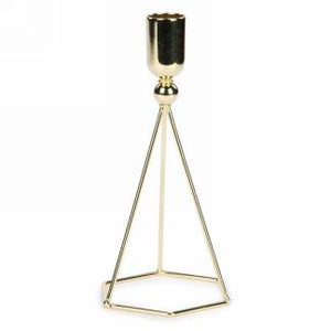 Gold Modern Candle Holder (2 Sizes)