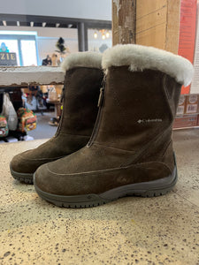 Columbia Front Zip Winter Boots (Size 6)