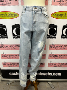 Bleach Wash Super Skinny Jeans (Size 8 Tall)