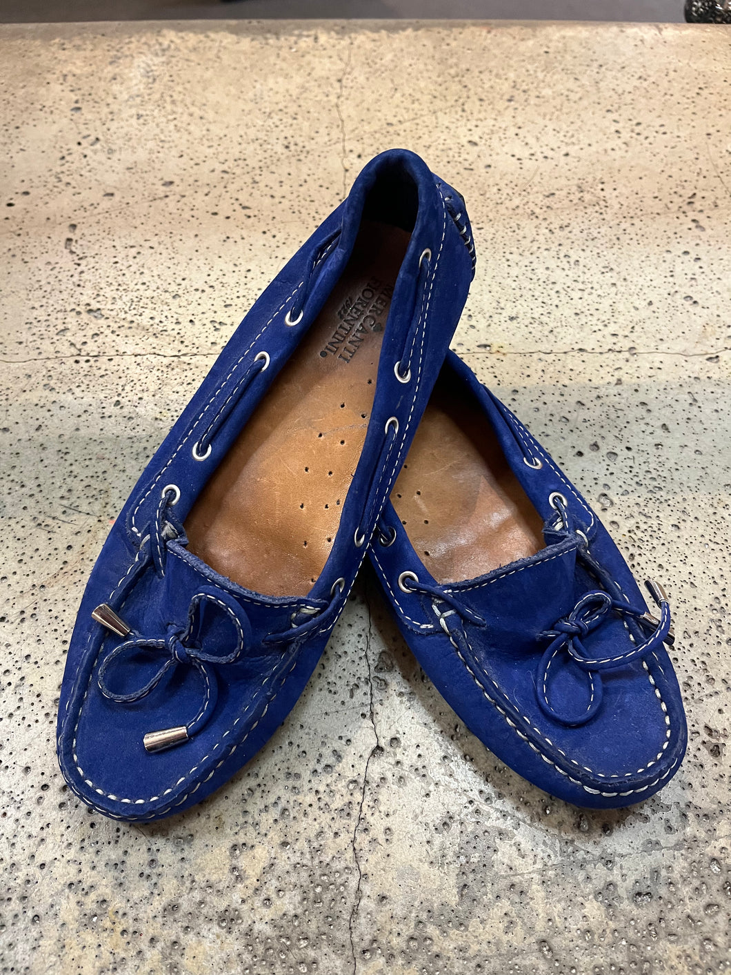 Blue Suede Driving Shoes (Size 7)
