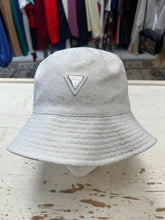 Load image into Gallery viewer, Guess White Logo Bucket Hat
