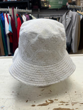 Load image into Gallery viewer, Guess White Logo Bucket Hat
