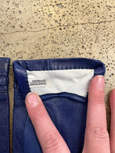 Load image into Gallery viewer, Vintage Navy Leather Gloves (Size S)
