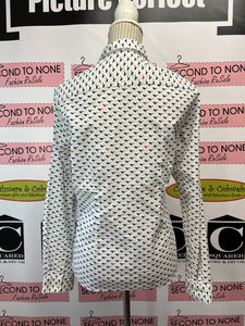 Saville Row Company Bird Print Shirt (Size 12/UK 16)