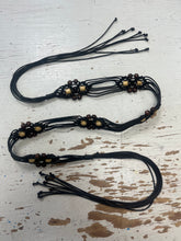 Charger l'image dans la galerie, Black Wooden Bead Boho Belt (62” Long)
