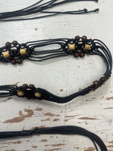 Charger l'image dans la galerie, Black Wooden Bead Boho Belt (62” Long)
