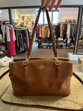 Load image into Gallery viewer, Coach Mini Christie Brown Leather Carry All
