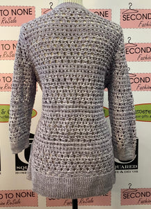 Croft & Barrow Crochet Sweater (Size L)