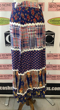 Load image into Gallery viewer, Handmade Printed A-Line Maxi Skirt (Size 28"W)
