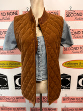 Charger l'image dans la galerie, Alia Petites Brown Quilted Vest (Size PL)
