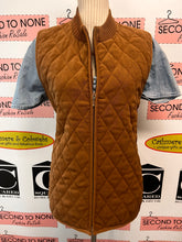 Charger l'image dans la galerie, Alia Petites Brown Quilted Vest (Size PL)

