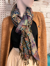 Cargar imagen en el visor de la galería, Patterned Pashmina (4 Colors)
