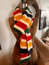 Load image into Gallery viewer, HBC X-Long Stripes Chunky-Knit Scarf
