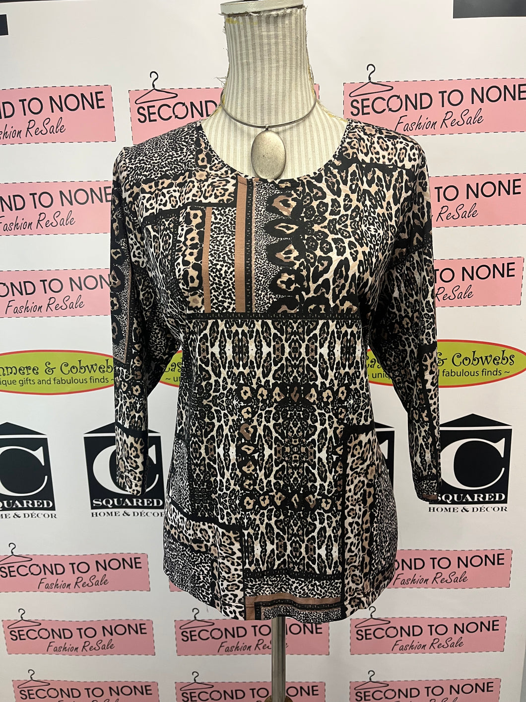 Unique Animal Print Classic Tee (Size L)