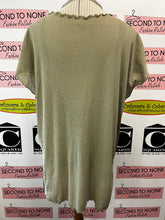Load image into Gallery viewer, Moss Green Cover Up Top (Size S/M))
