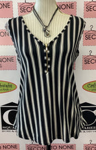 Load image into Gallery viewer, Striped Zip Top (Size M)
