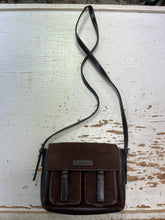 Load image into Gallery viewer, Y2K-Look Brown Corduroy Kenneth Cole Crossbody
