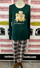 Load image into Gallery viewer, La Vie En Rose Doggy Sleepwear 2Pc Set (Size S)
