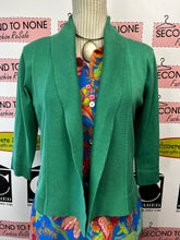 Load image into Gallery viewer, NWT 89th &amp; Madison Green Shrug (Size S)
