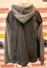 Load image into Gallery viewer, Grey Denim &amp; Sweater Hoody Jacket (Size XL)
