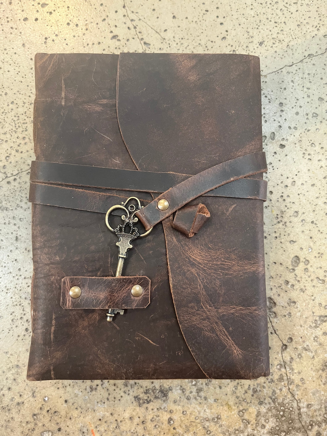 Leather Bound Journal with Key (Re-Stocked!)