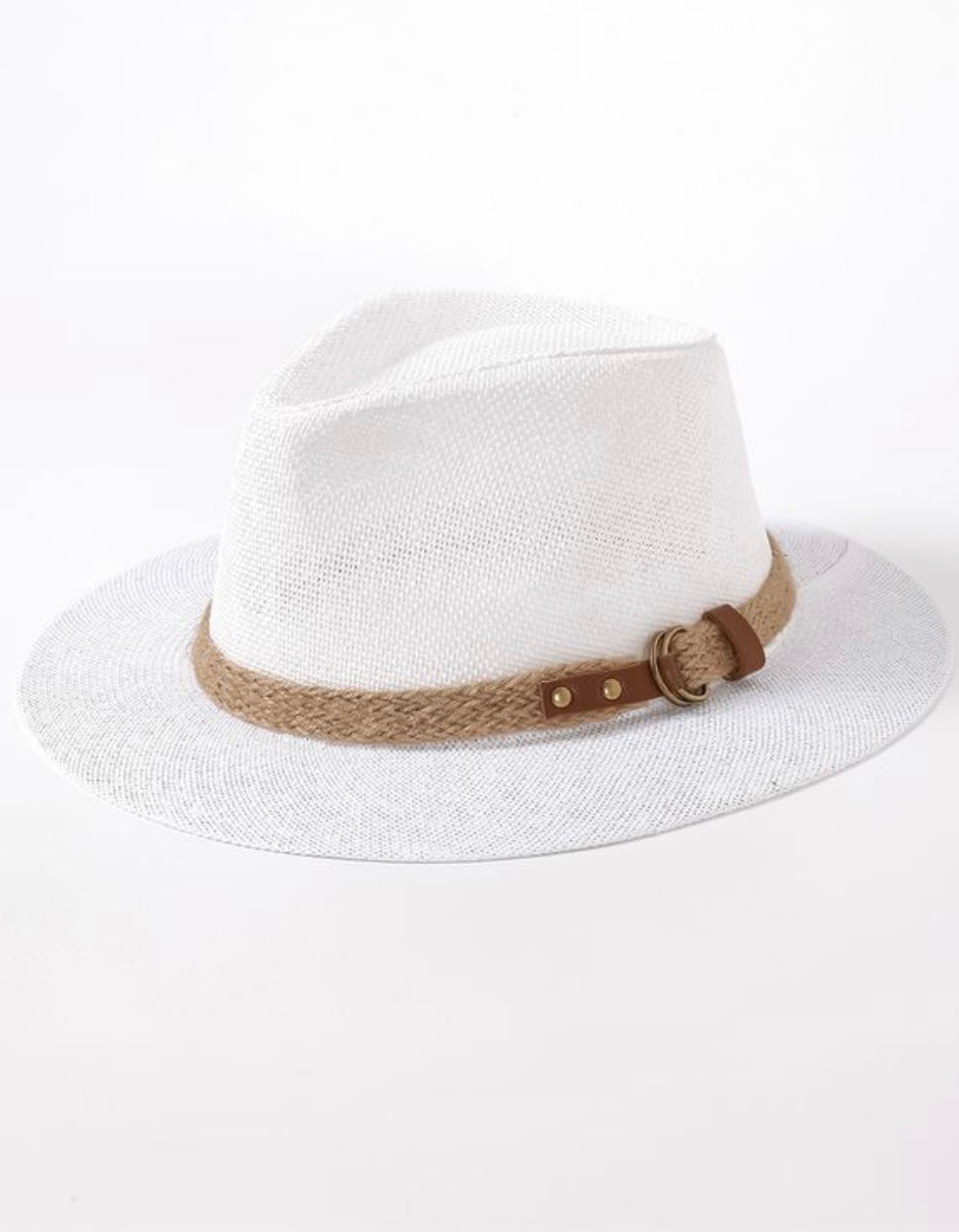 White Fedora Hat