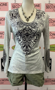 One World Spiral Lace Top (M)