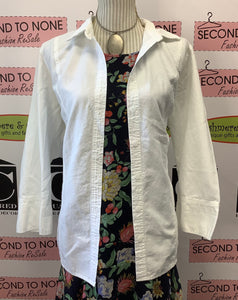 NR Crisp Cotton Button Down (Size L)