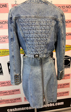 Charger l'image dans la galerie, Santana 1980s/90s Heavily Studded Denim Matching Set (Fits Like S)
