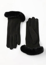 Load image into Gallery viewer, Faux-Fur Detail Texting Gloves (3-Colors)
