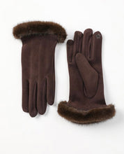 Load image into Gallery viewer, Faux-Fur Detail Texting Gloves (3-Colors)
