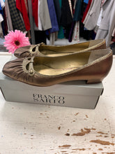 Load image into Gallery viewer, Franco Sarto Gold Leather Ballet Flats (Size 11)
