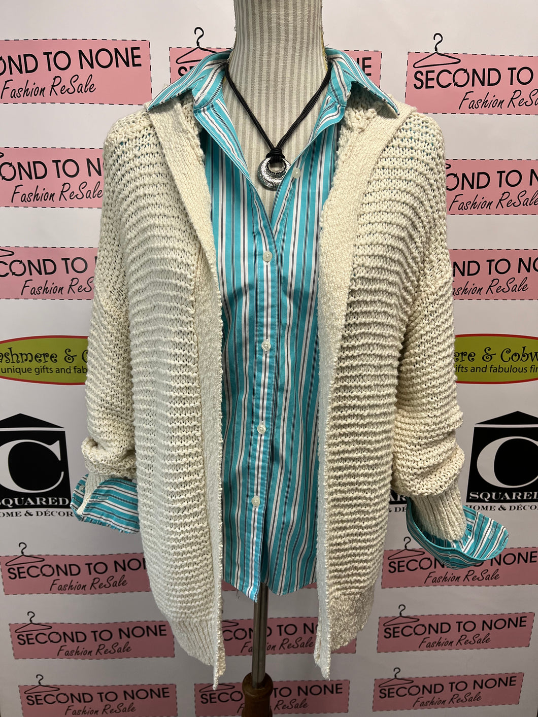 Aerie Hooded Open Front Cardigan (Size XS)