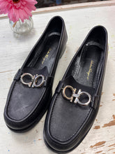 Load image into Gallery viewer, Designer Salvatore Feragamo Loafers with Flip-Buckle (Size 9)

