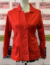 Load image into Gallery viewer, Vintage Red Wool Cardigan (L)
