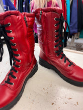 Load image into Gallery viewer, Olang Red Hiking Boots with Retractable Grips (Size 41= 10)

