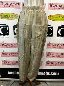 Linen-Blend Relaxed Pants (2 Colors)