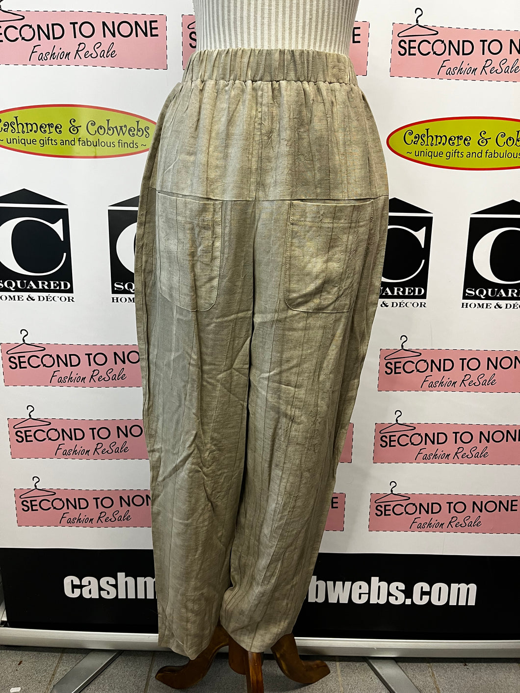 Linen-Blend Relaxed Pants (2 Colors)