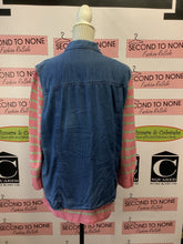 Load image into Gallery viewer, Denim Look Shirt Vest (Size M/L)
