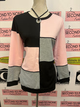 Load image into Gallery viewer, Pink &amp; Grey Blocked Long Sleeve (Size M)
