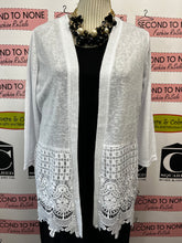 Charger l&#39;image dans la galerie, Lace-Trim Long Shrug (Only Teal Left!)
