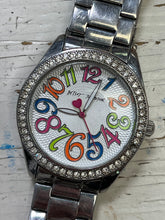 Charger l'image dans la galerie, Betsy Johnson Multi Colour Number Rhinestone Watch
