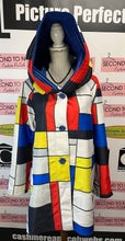 Charger l'image dans la galerie, Art Deco Pleated Reversible Swing Coat (Size L)
