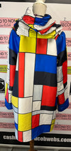 Charger l'image dans la galerie, Art Deco Pleated Reversible Swing Coat (Size L)
