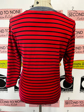 Load image into Gallery viewer, Laura Petites Red Striped T-Shirt (Size LP)
