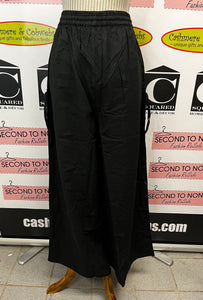 100% Cotton Wide-Leg Drawstring Pants (3 Colors)